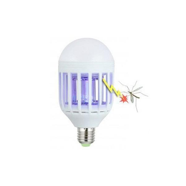 Bec antiinsecte 2 in 1 cu lampa UV impotriva tantarilor