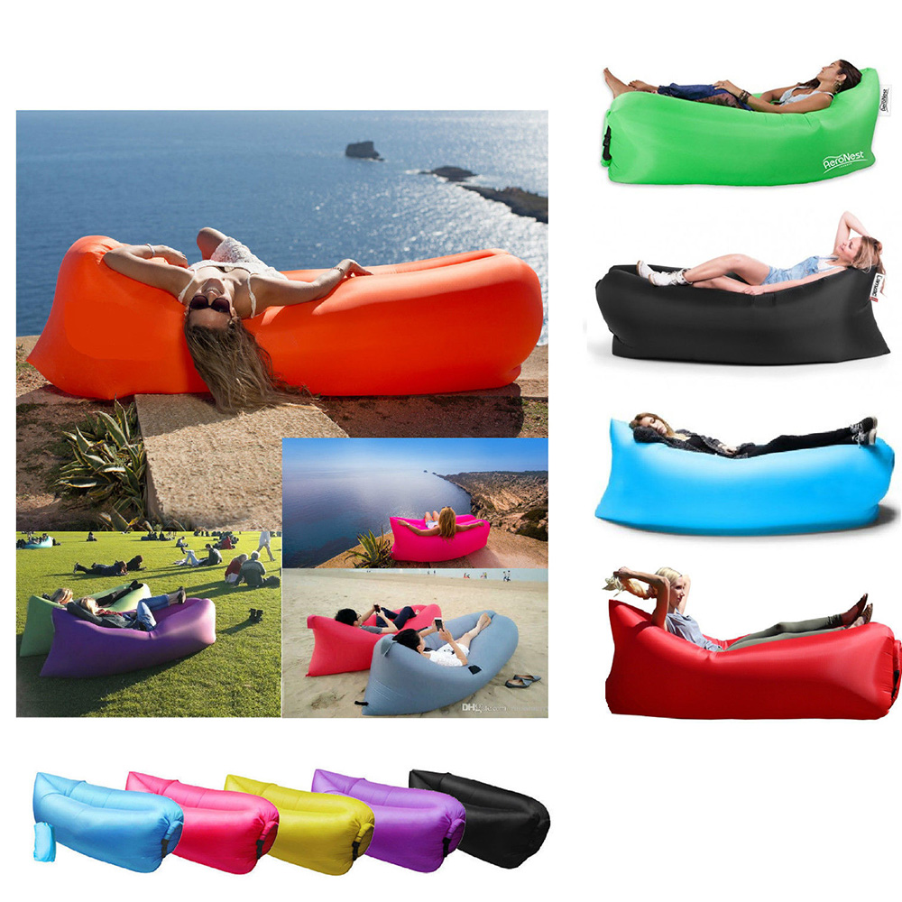 Saltea plaja tip sezlong gonflabil, Lazy Bag Air Sofa