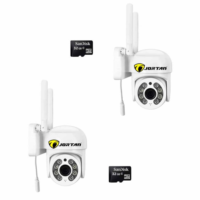 Set 2 x camera video de supraveghere IP 360 WiFi, card 32 GB