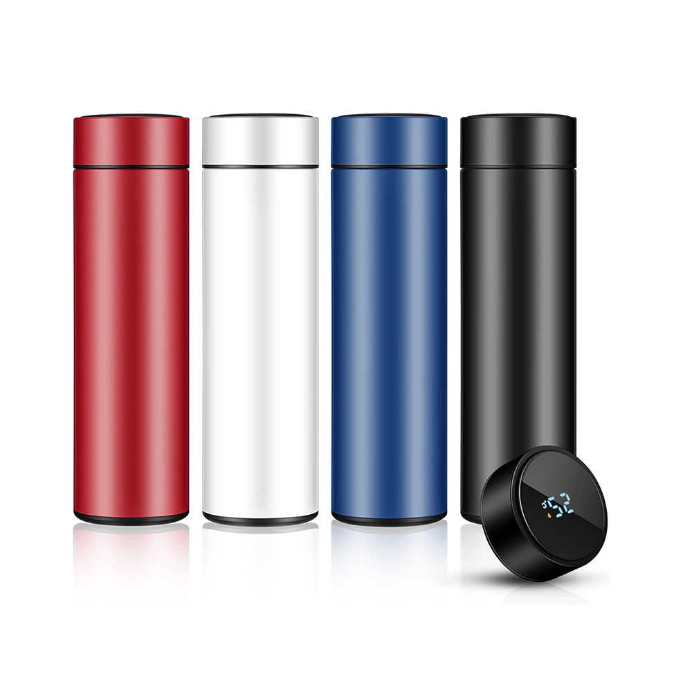 Oferta 1+1, Termos Smart cu afisaj LED, 500 ml