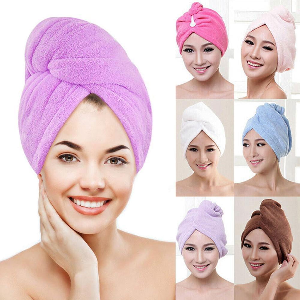 Set 2 x Prosop turban pentru uscarea parului