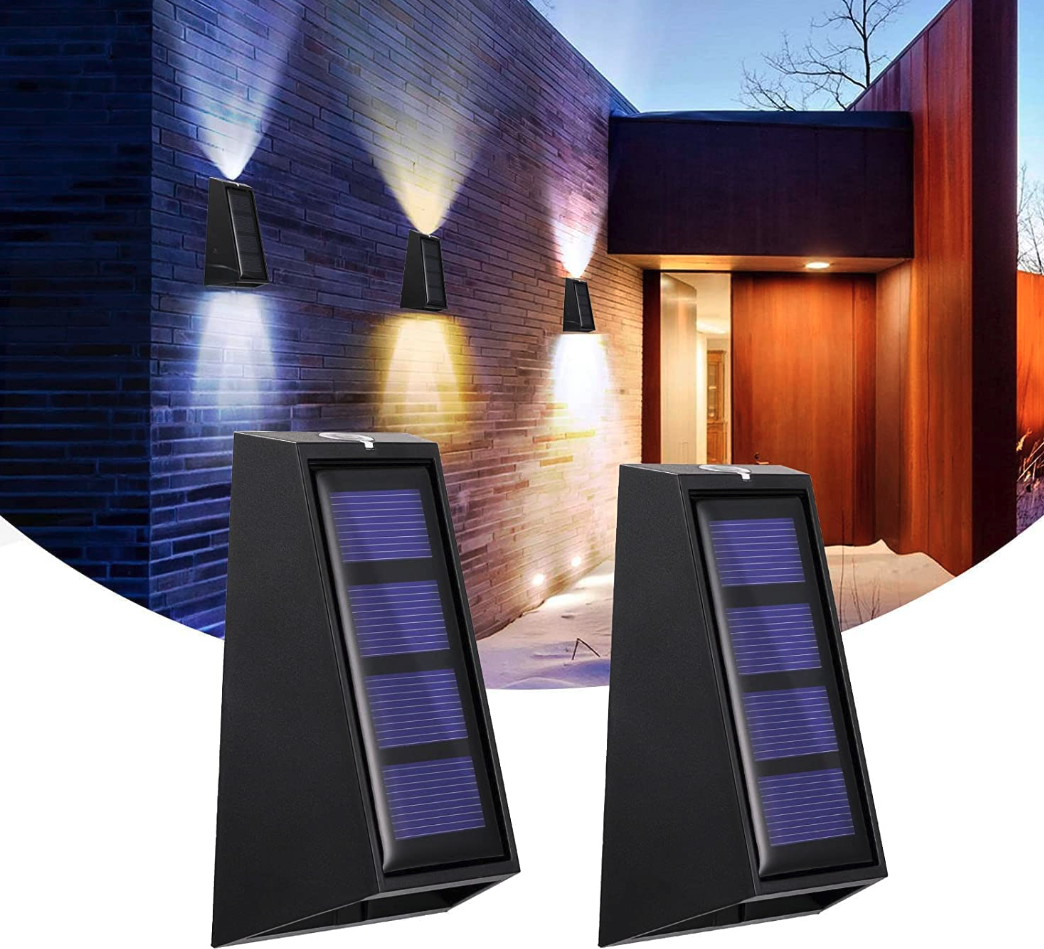 Set 2 x lampa solara 5W RGB Color