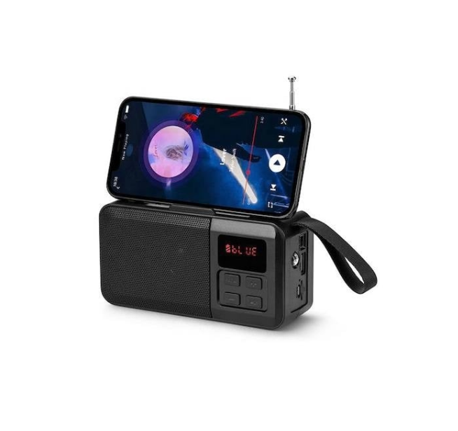 Boxa solara Bluetooth, 5W, Lanterna si Radio