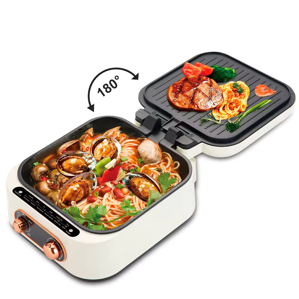 Multicooker Hot Pot Grill, 2.4 Litri, 1800 W