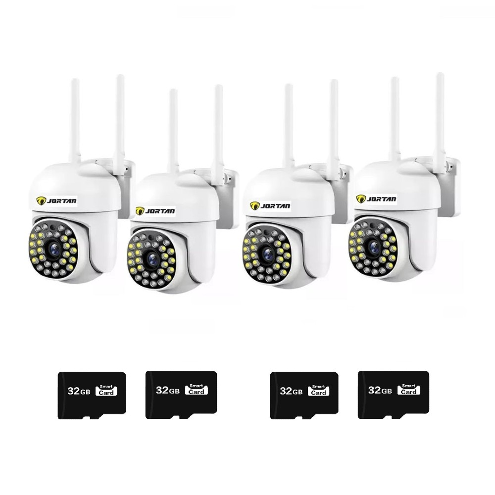 Set 4 x camera de supraveghere IP 360 WiFi, card 32 GB