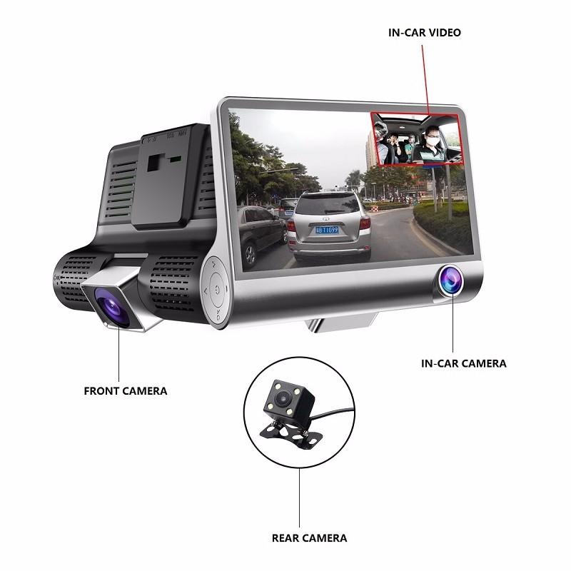 Camera auto 3 in 1 Full HD 1080p, 5 mpx, Unghi 170 grade, Model SMT609