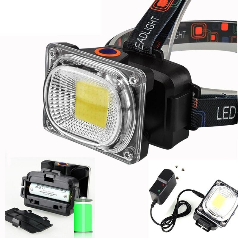 Lanterna reincarcabila de cap cu LED mare 2.5 cm, model LL-6651