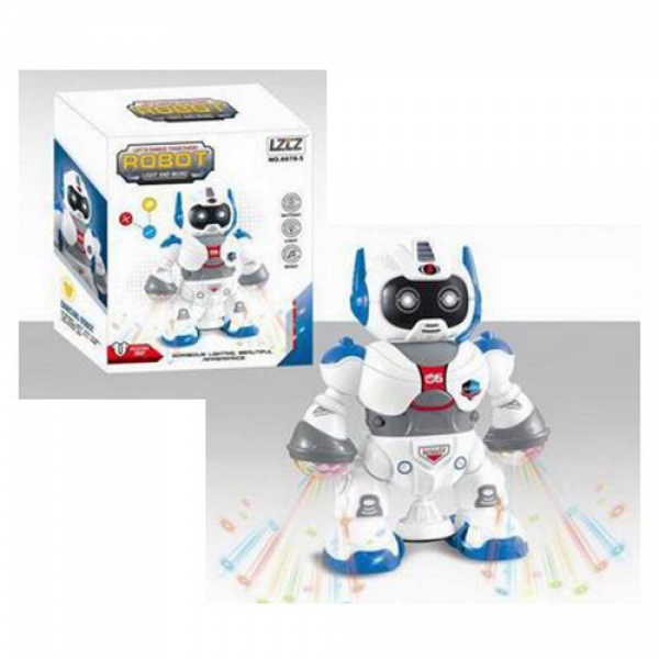 Robot dansator, cu sunete si lumini, Rotire 360 grade