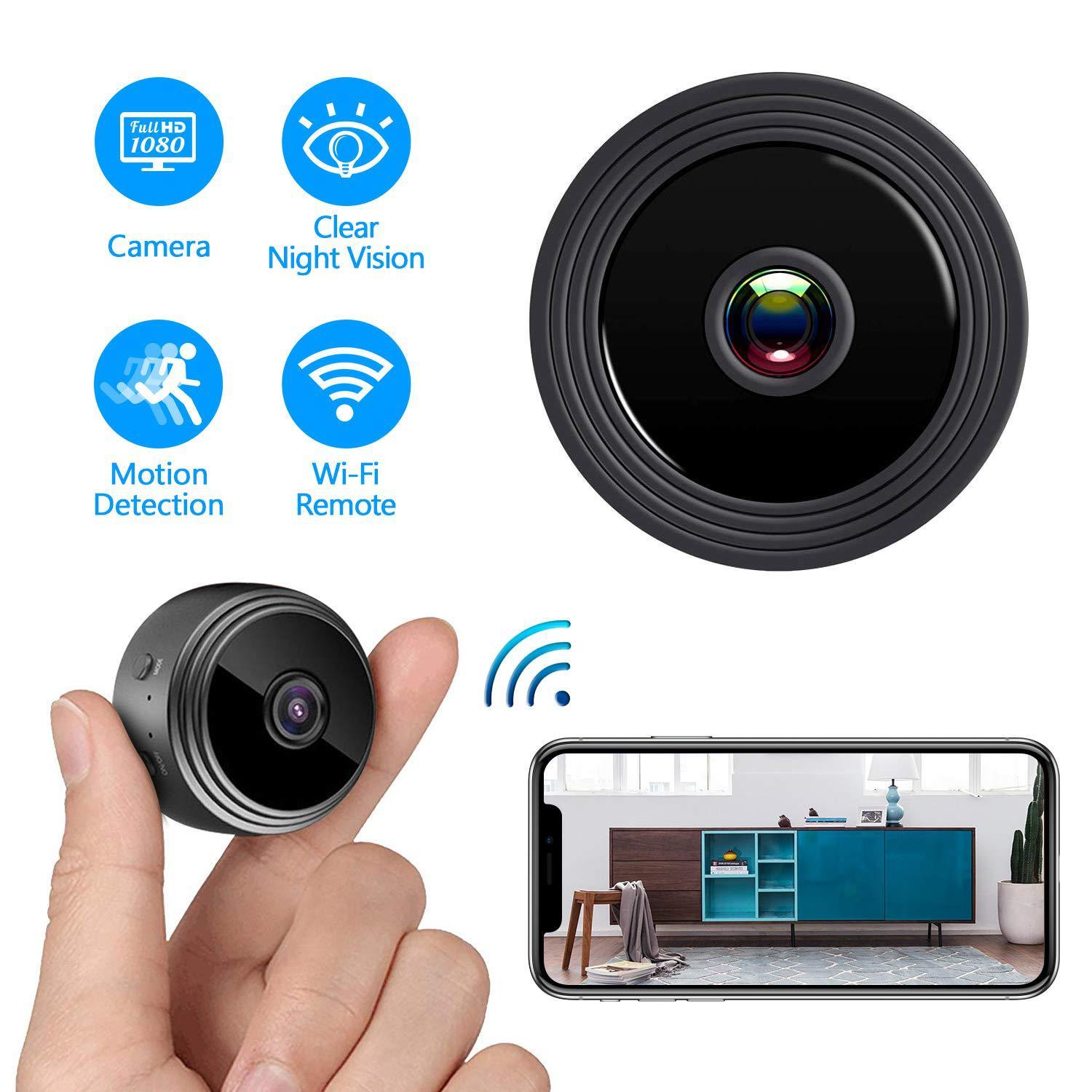 Camera video Wi-Fi 1080p HD, unghi 150, NightVision, Senzor de miscare