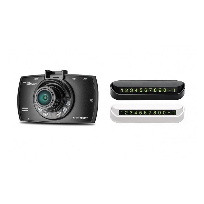 Camera auto 2.4 inch cu infrarosu, senzor miscare + Card de parcare
