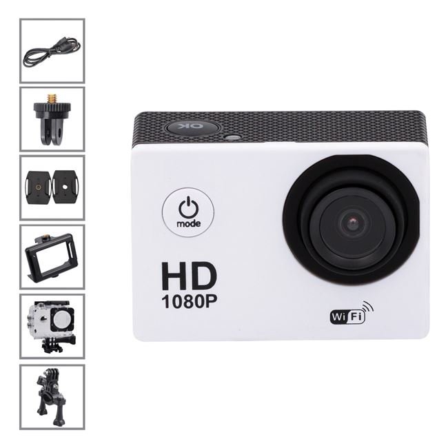 Camera video Wi-Fi waterproof HD 1080P