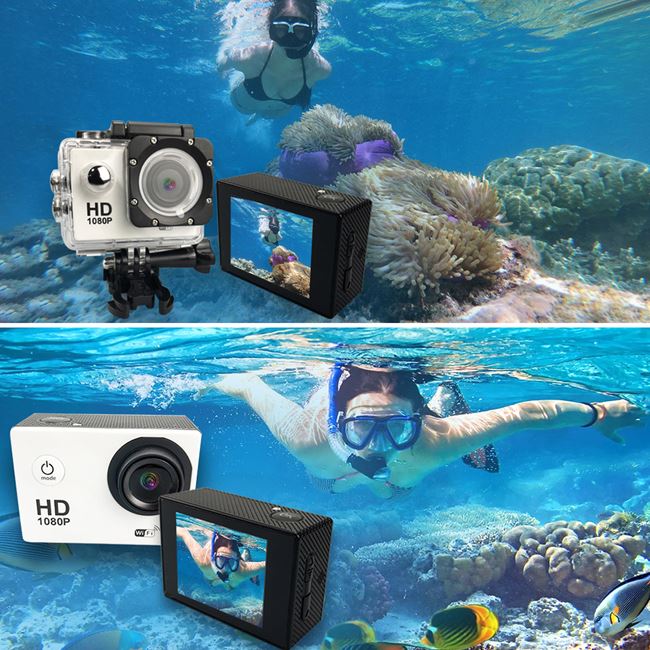 Camera video Wi-Fi waterproof HD 1080P