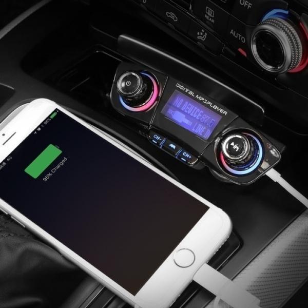Transmitator auto FM cu MP3 Player si Bluetooth