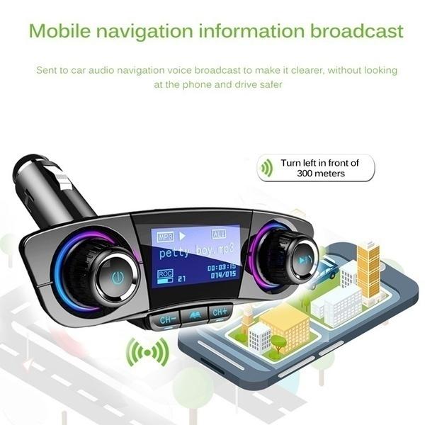 Transmitator auto FM cu MP3 Player si Bluetooth