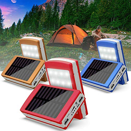 Baterie externa solara 20.000 mAh, cu lanterna 20 LED