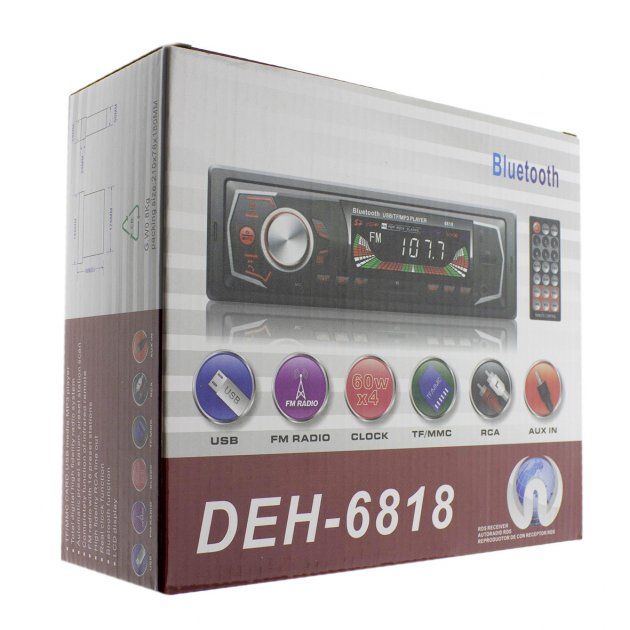 Radio MP3 player auto DEH-6818, Bluetooth, telecomanda inclusa