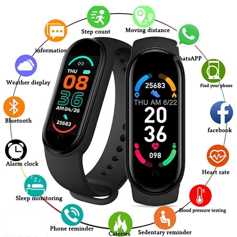 Bratara Fitness Smart M6 Bluetooth, functii multiple