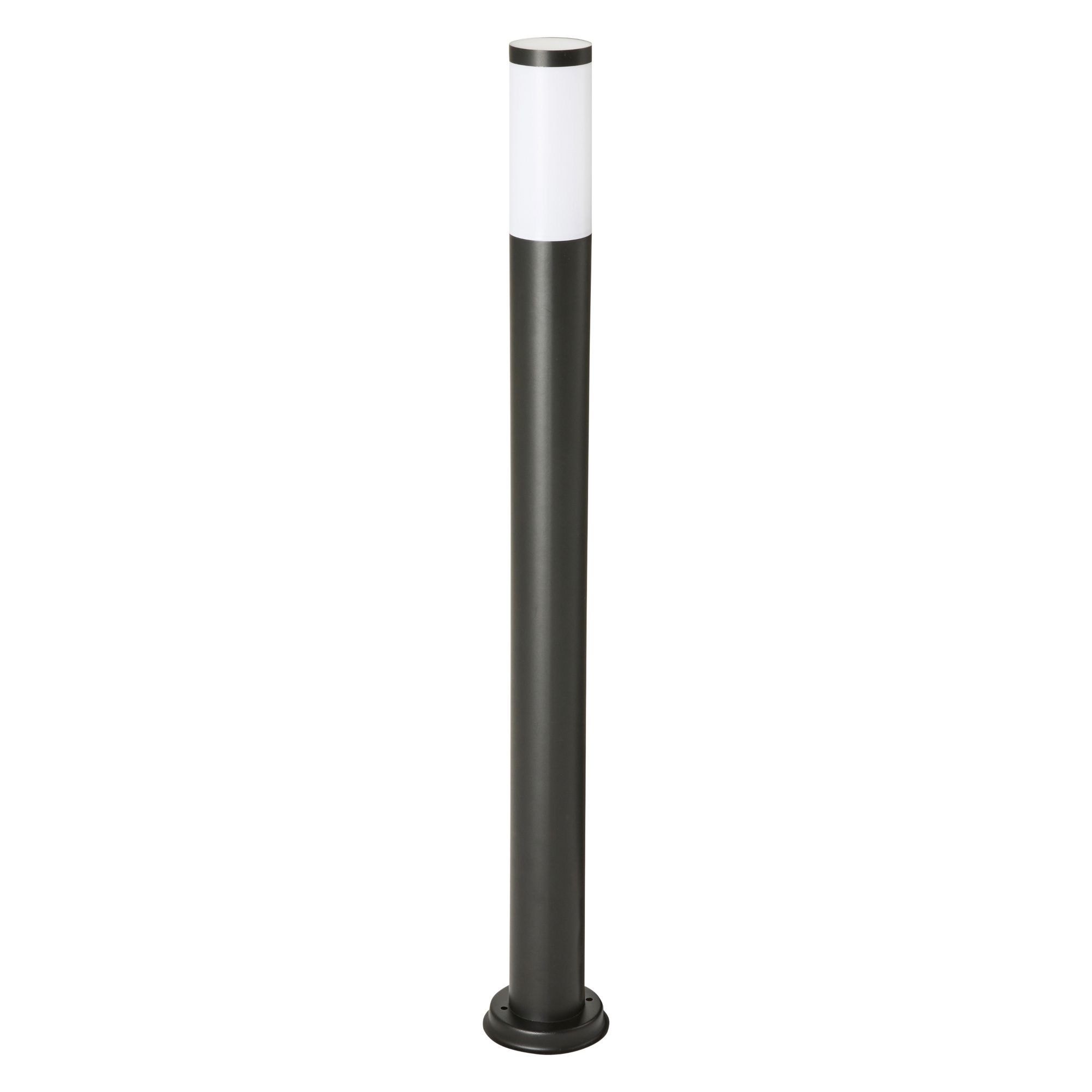 Stalp iluminat exterior, H 100 cm, IP 44, negru
