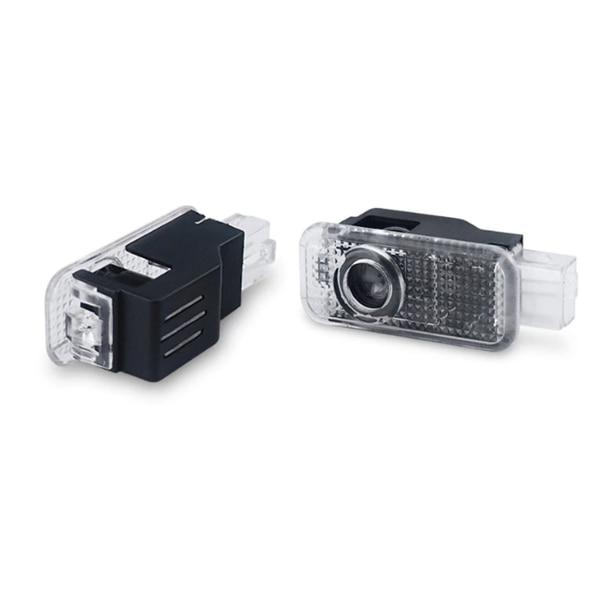 Set 2 holograme LED cu logo AUDI pentru portiere