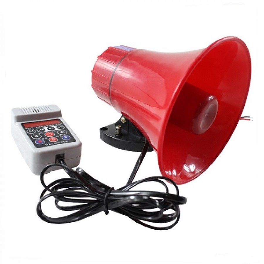 Megafon auto cu inregistrare, portafon cu port USB, 12V, CA - 130AM