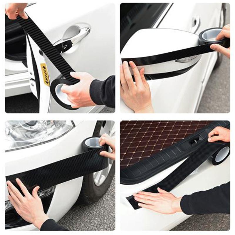 Folie de protectie carbon 3D, rola 5 M, Negru mat