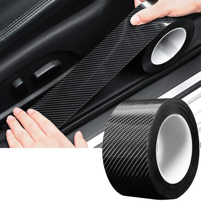 Folie de protectie carbon 3D, rola 5 M, Negru mat