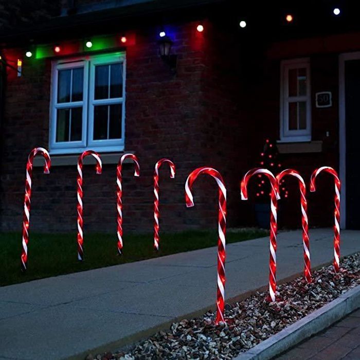 Decoratiune luminoasa solara 5 acadele, 38 cm