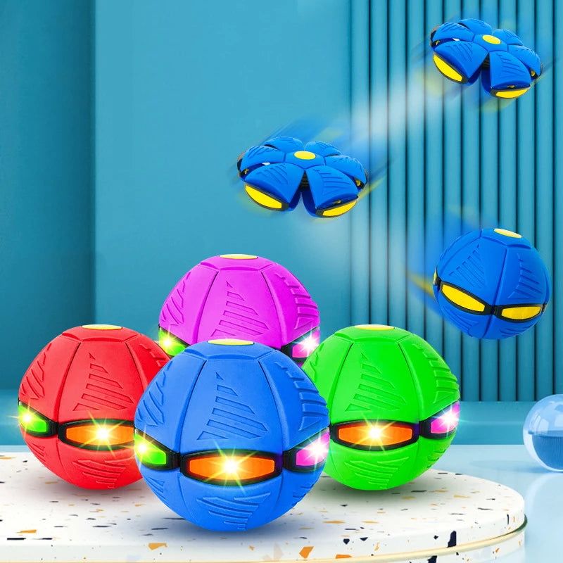 Set 2 x Disc zburator Flat Ball, transformabil in minge
