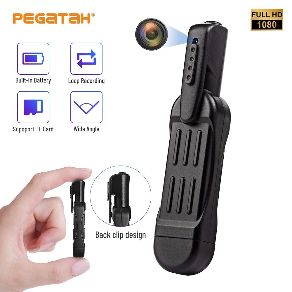 Mini camera video Full HD, slot card MicroSD, inregistrare audio