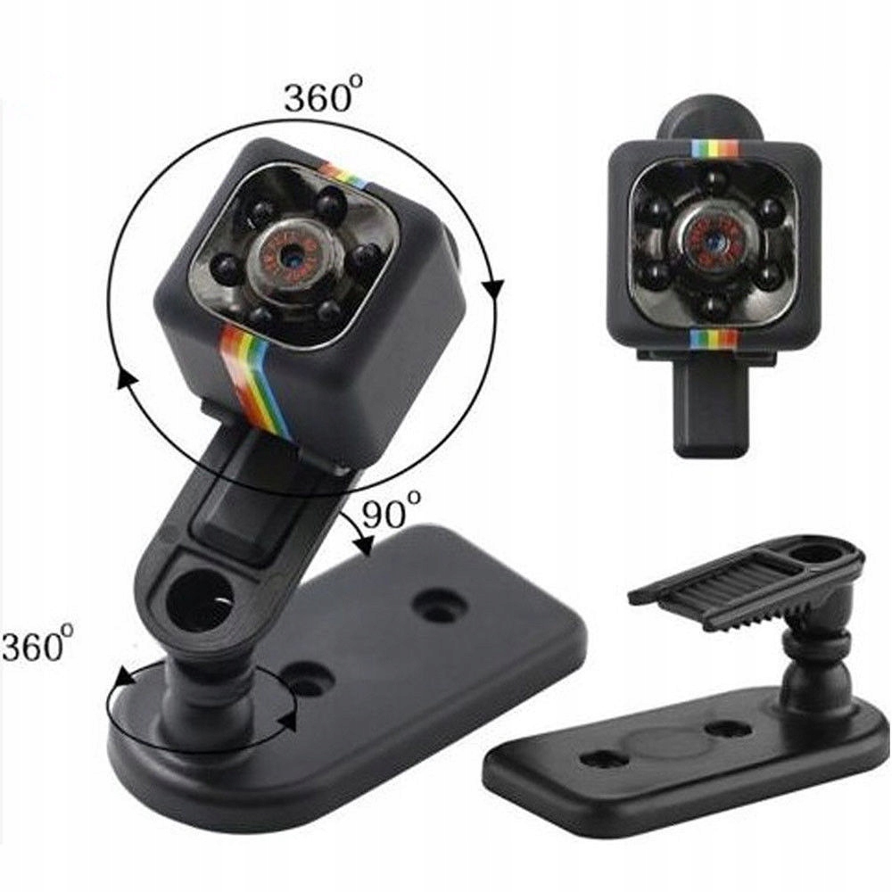 Mini camera video Full HD, SQ11 MINI DV, cu functie video si foto, Negru