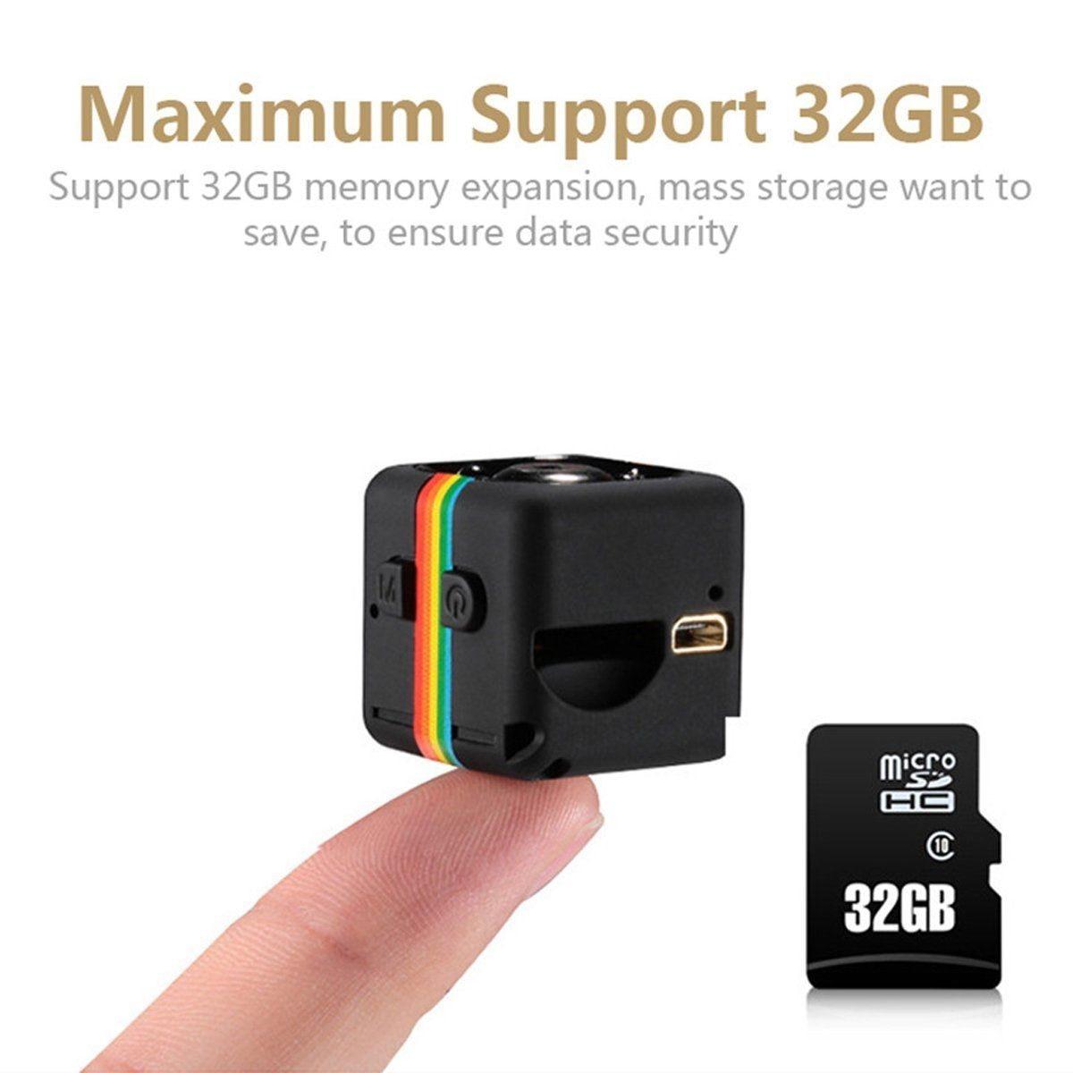 Mini camera video Full HD, SQ11 MINI DV, cu functie video si foto, Negru