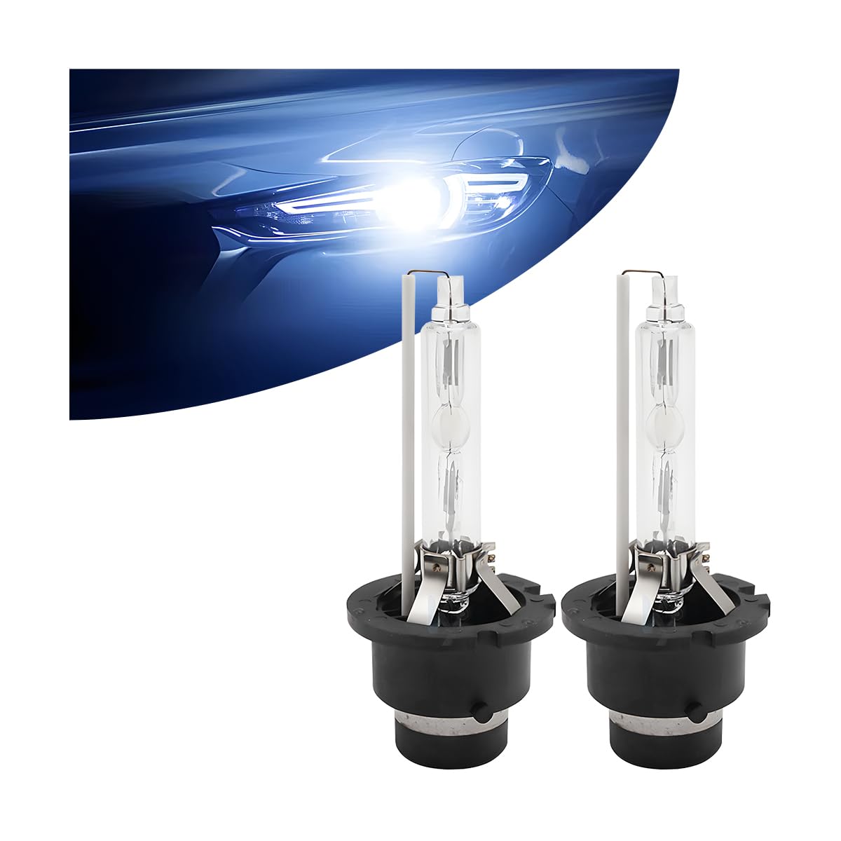 Set 2 becuri xenon D2S 35 W HID 6000K