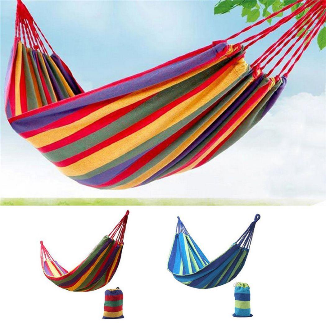 Set 2 x Hamac multicolor bumbac, 180 x 80 cm