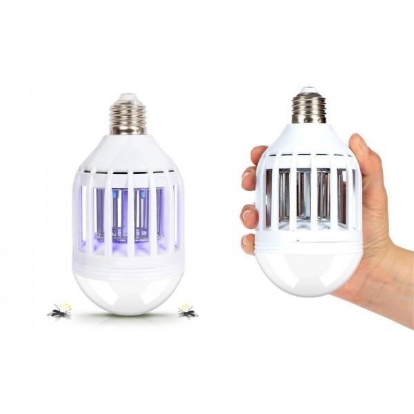 Bec antiinsecte 2 in 1 cu lampa UV impotriva tantarilor