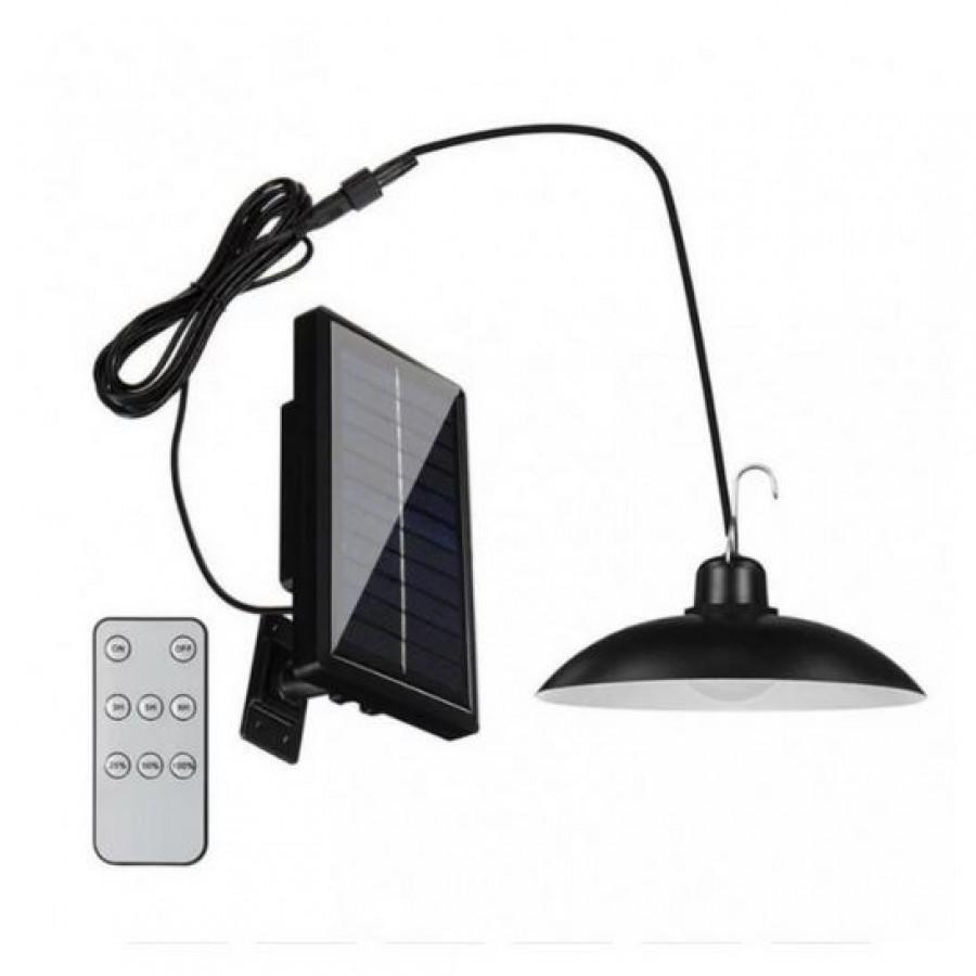 Set 2 x Lampa solara suspendata, telecomanda, 90 Lm/W