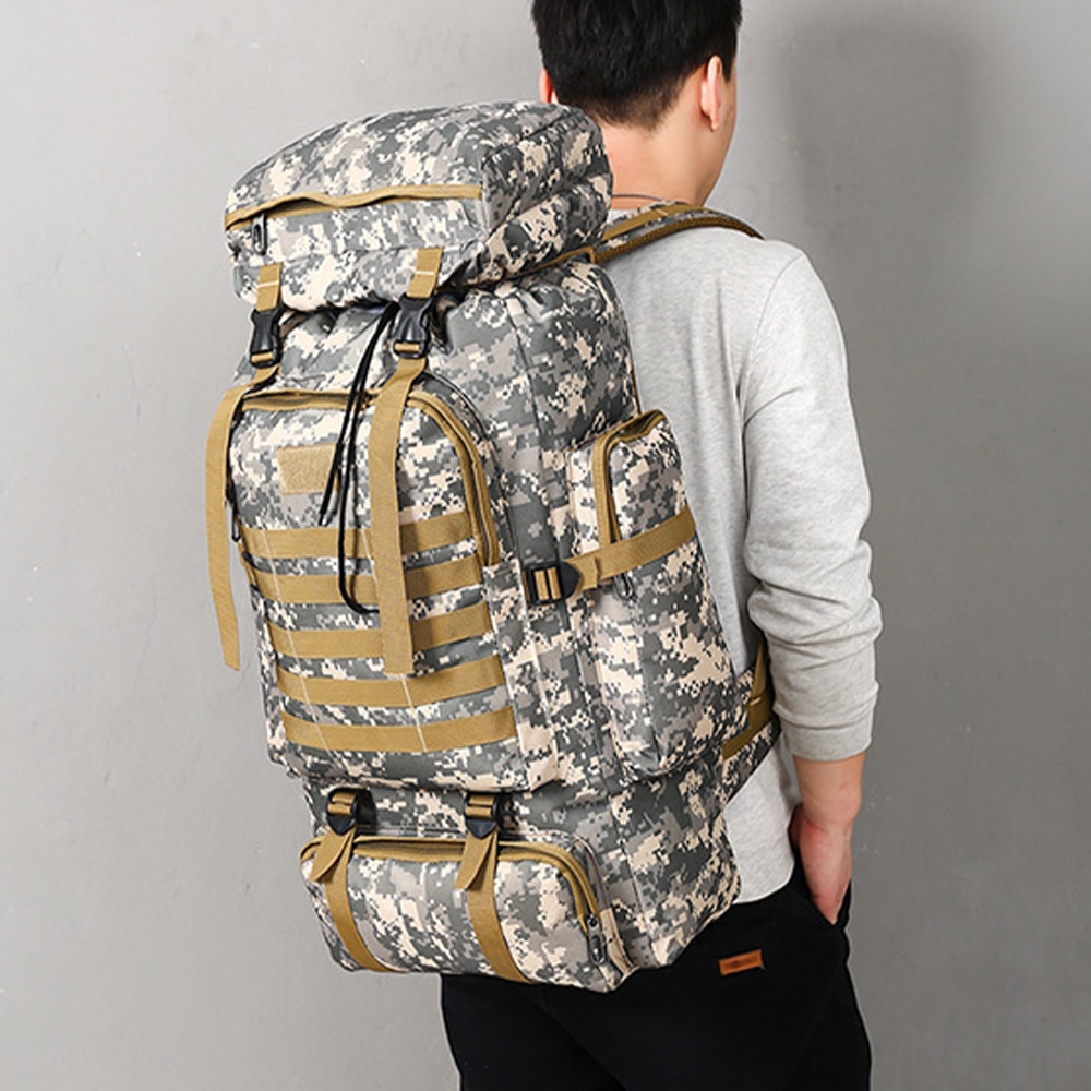 Rucsac Militar, 80 L, 5 compartimente, Impermeabil