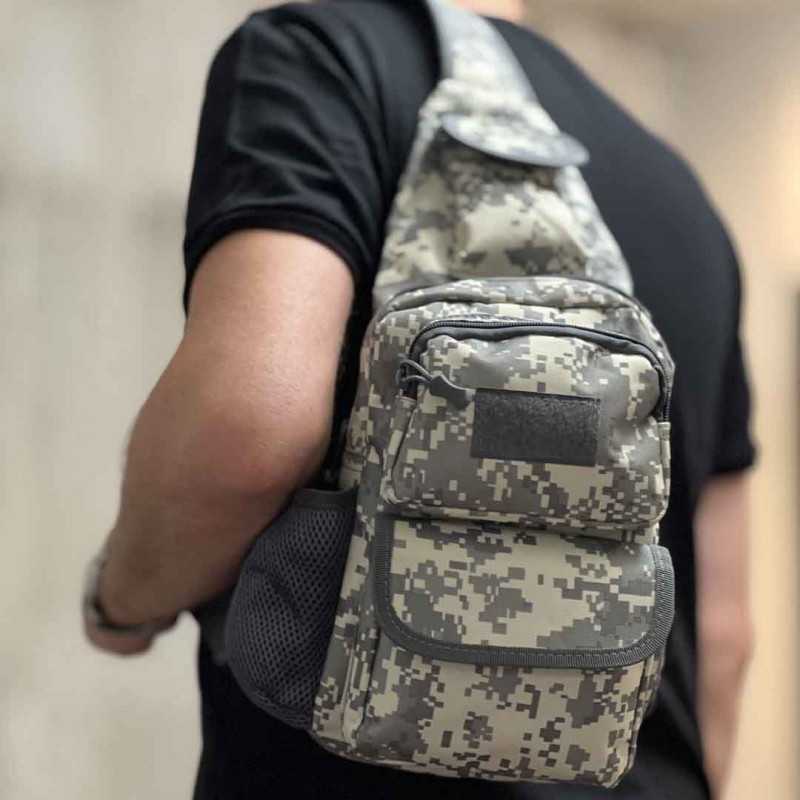 Geanta Crossbody, Centura Reglabila, Camuflaj