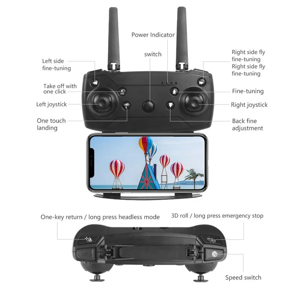 Drona C1 Pro2, Dual Camera, 4K HD, Zbor Automat