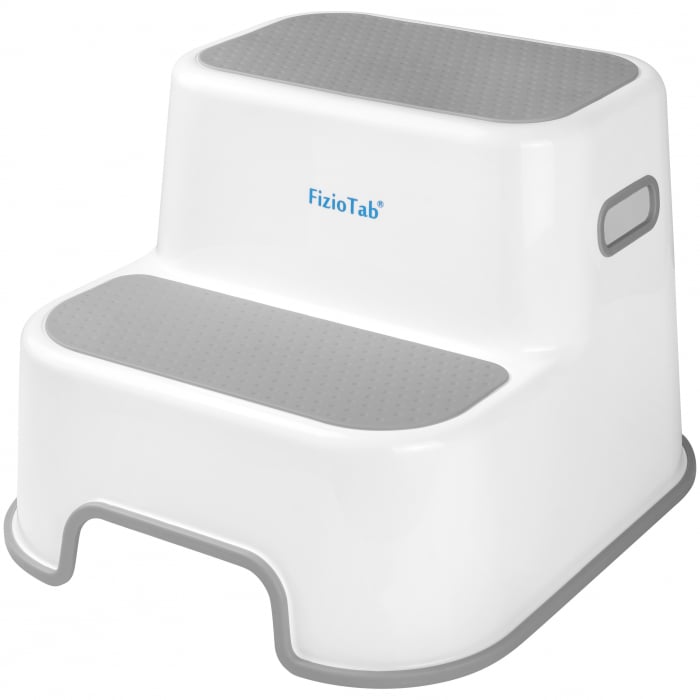 Scaunel inaltator WC pentru copii, FizioTab®Kids, Alb