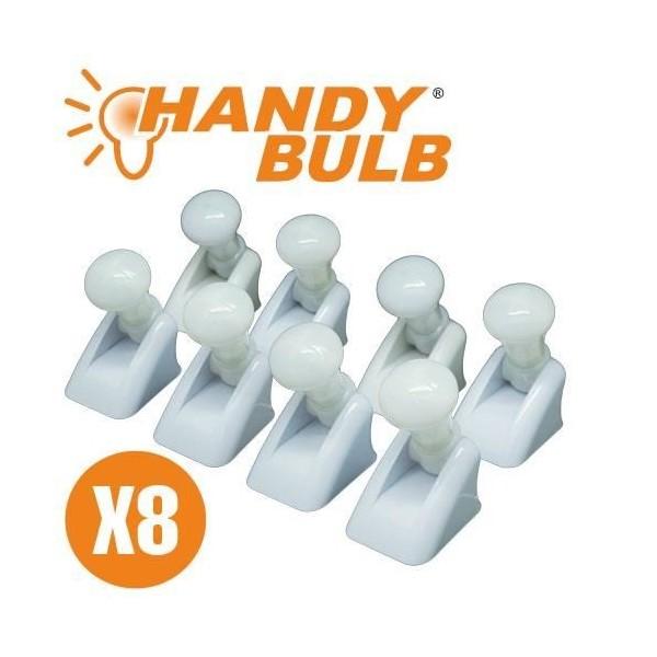 Set 8 becuri reci Handy Bulb fara fir cu intrerupator