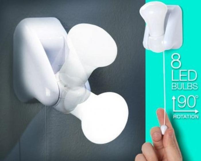 Set 8 becuri reci Handy Bulb fara fir cu intrerupator