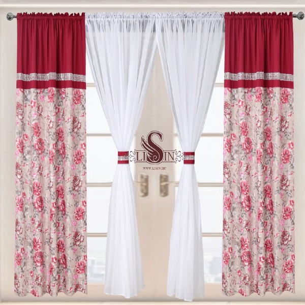 Set 4 piese, Perdea si Draperie, DS124-3