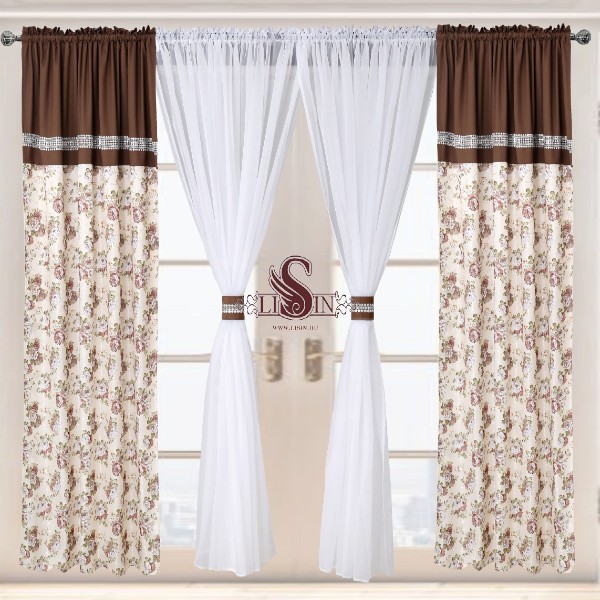 Set 4 piese, Perdea si Draperie, DS124-7