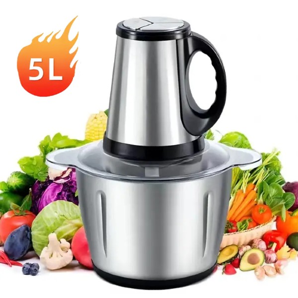 Tocator electric 5 Litri, 500 W, Inox, 5 lame