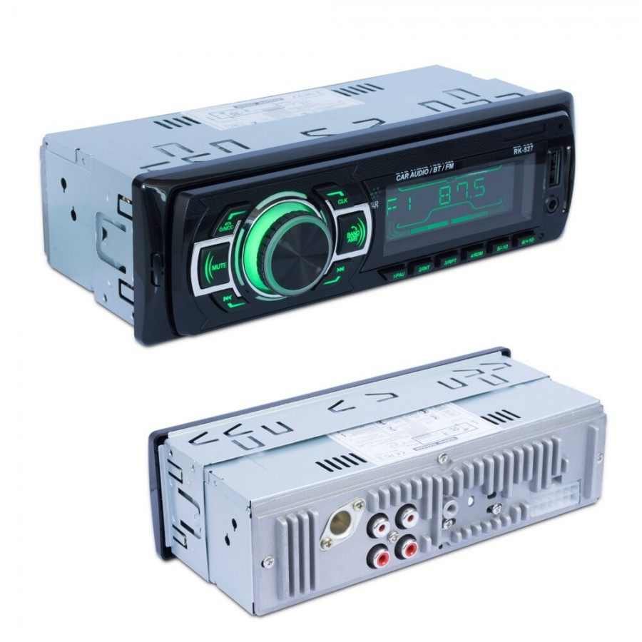 Radio MP3 auto, Bluetooth, Auxiliar, Card Reader, USB, Telecomanda