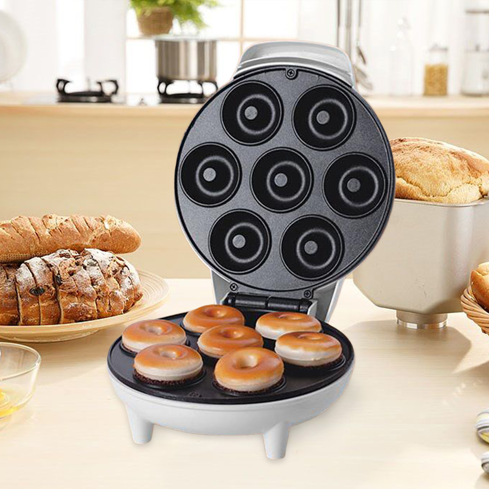 Aparat electric pentru 7 gogosi, Sonifer Donut Maker