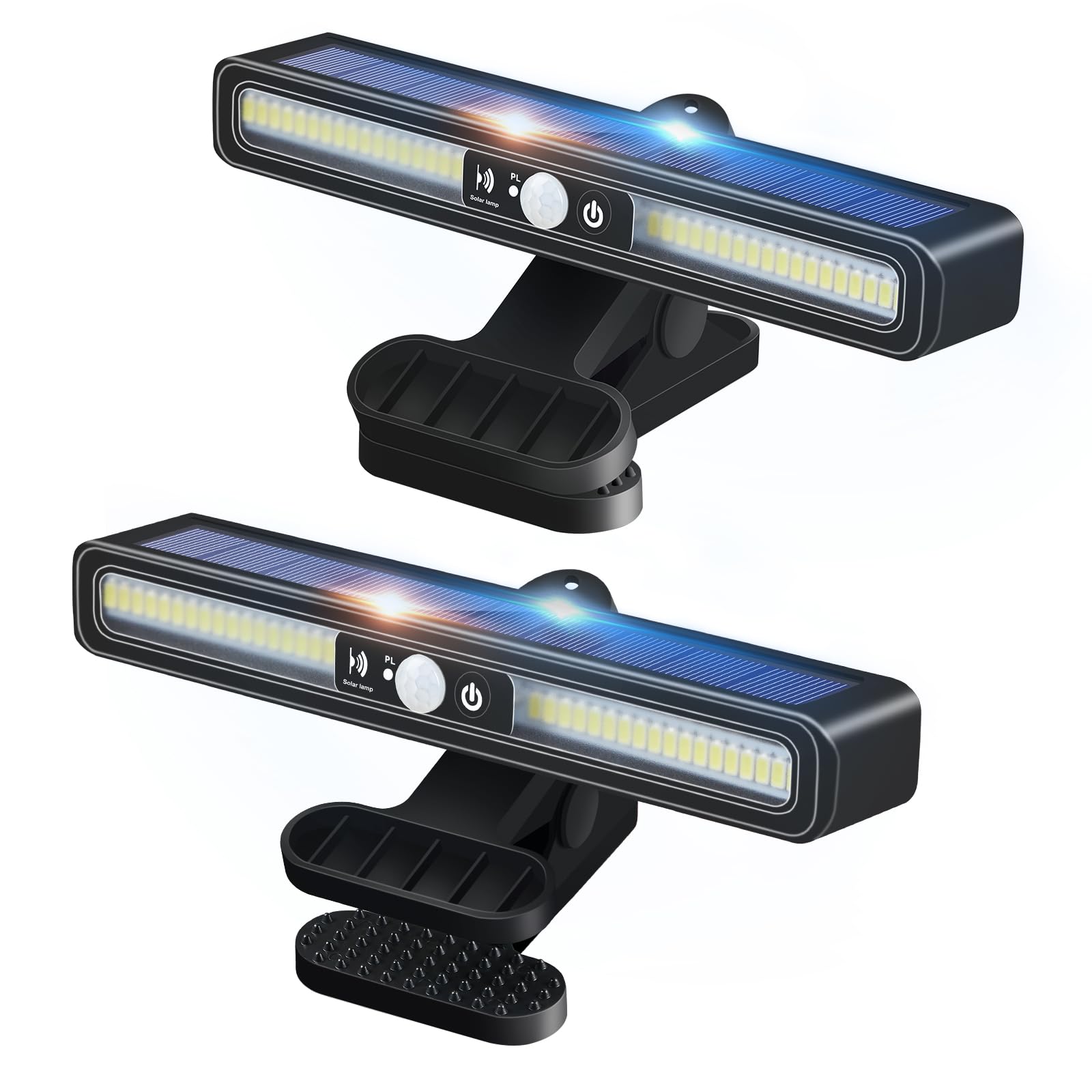 Lampa LED solara, Senzor de miscare, Clips