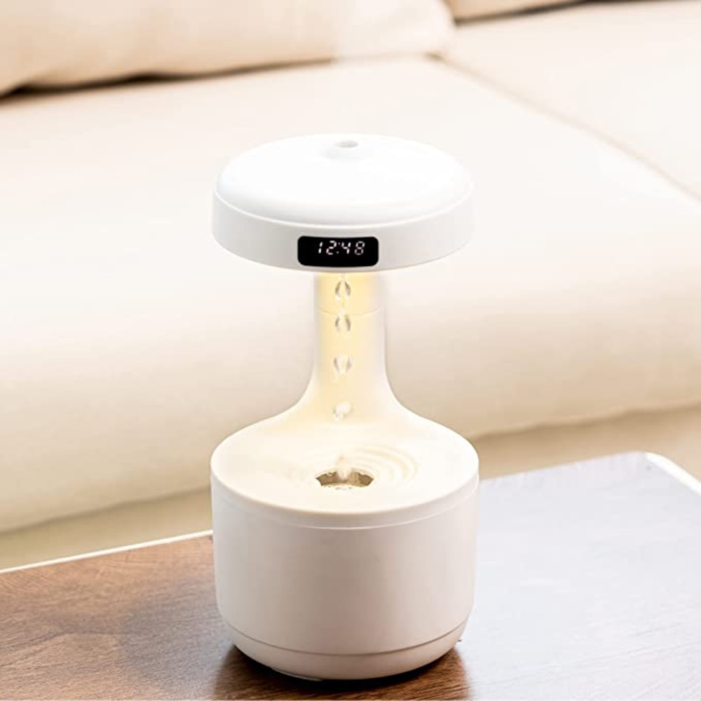 Difuzor aromaterapie, Afisaj ceas led, Alimentare USB, 800 ml