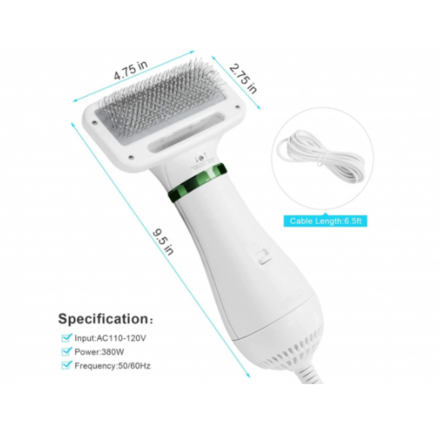 Perie cu uscator de par pentru animale, Pet Grooming Dryer