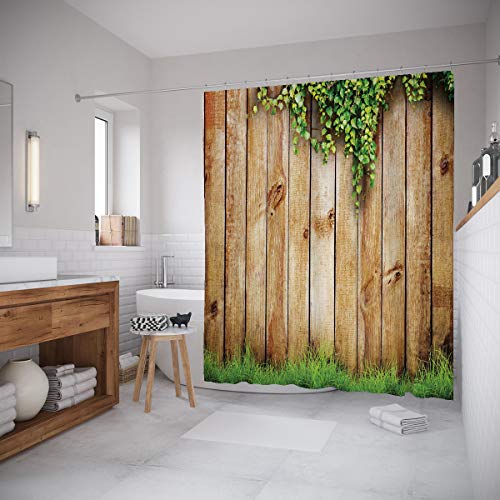 Set pentru baie 2 piese: perdea si covoras, Grass
